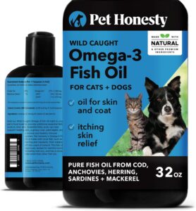 PetHonesty Omega 3 Fish Oil Supplement for Dogs & Cats 