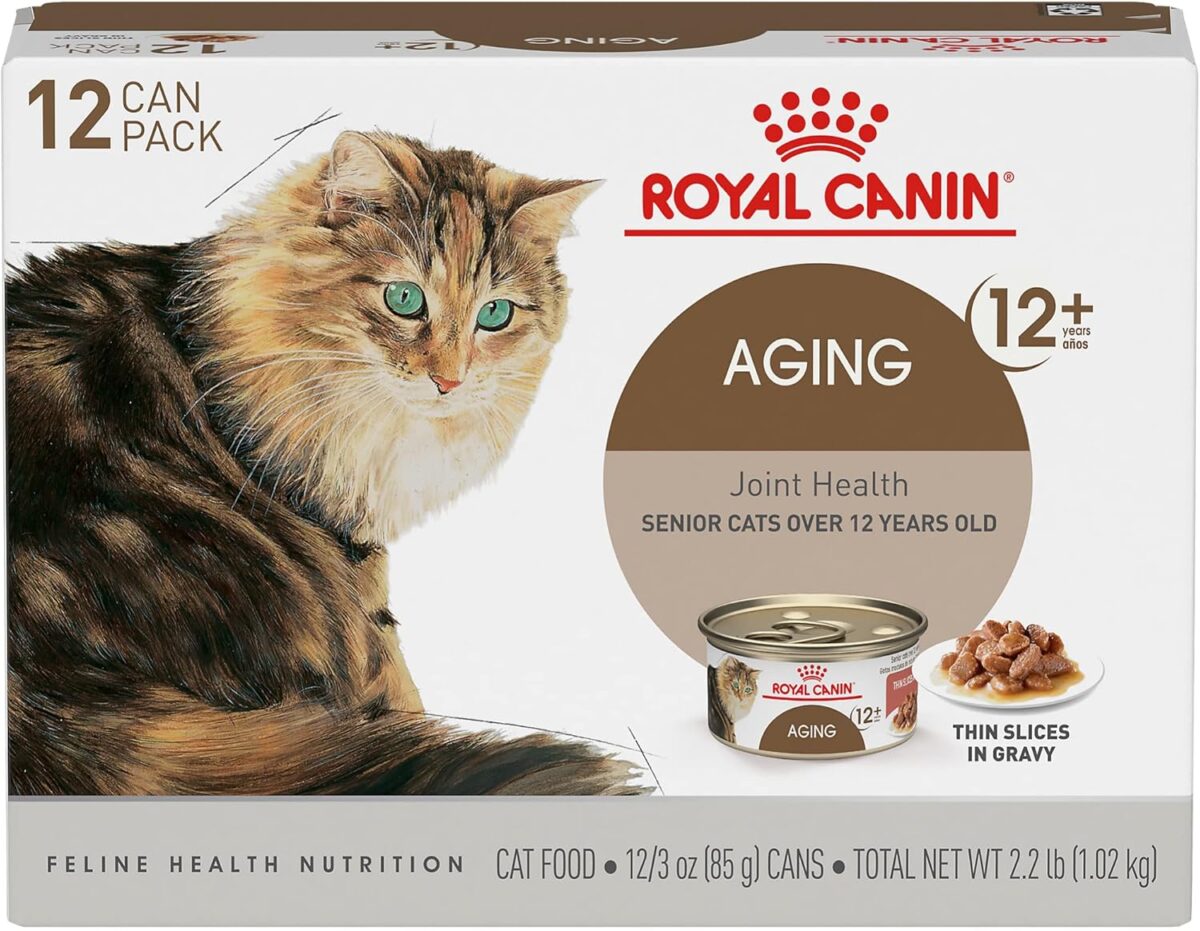 Royal Canin Aging 12+ Thin Slices in Gravy Canned Cat Food