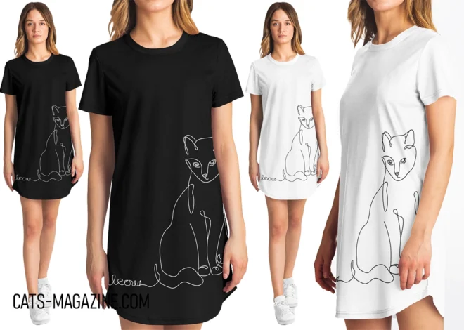 Stylish Cat-Themed T-Shirt Dresses You’ll Love – Perfect for Cat Lovers Everywhere