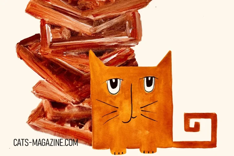 Square Cat By Elizabeth Schoonmaker