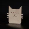 plywood-Zen Cat handmade plywood cat decorcat-decor-handmade-cats-magazine-05 Small handmade plywood cat decor with minimalist design